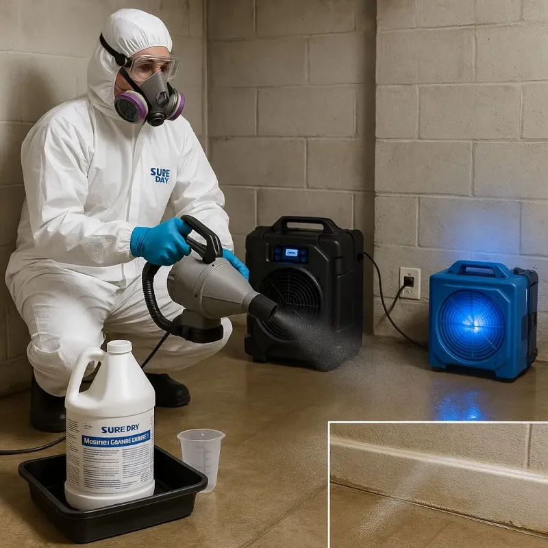 Sanitization and Odor Removal process in Parsippany, NJ